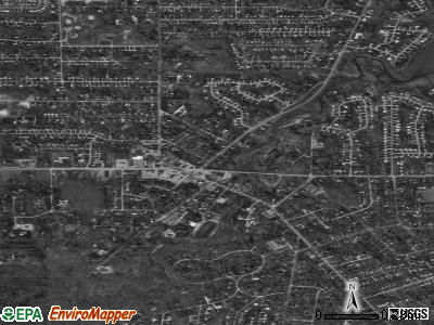 Poland satellite photo by USGS