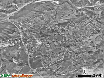 Harrogate-Shawanee satellite photo by USGS