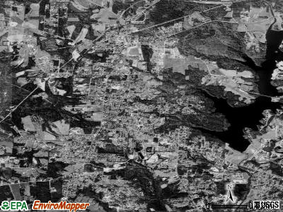Enochville satellite photo by USGS