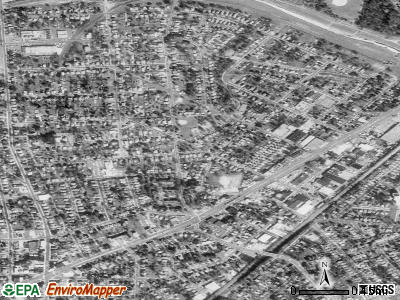 Brentwood satellite photo by USGS