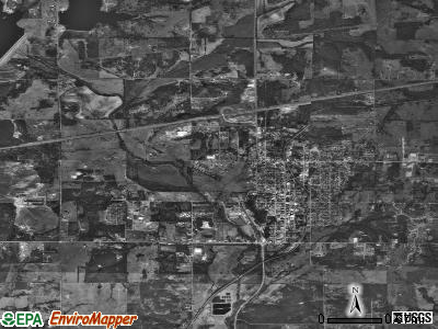 Chandler satellite photo by USGS