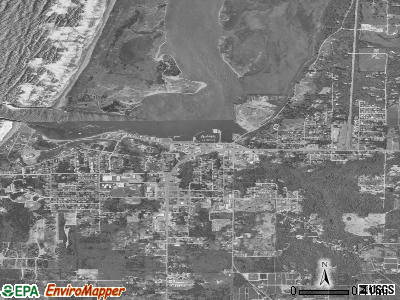 Bandon satellite photo by USGS