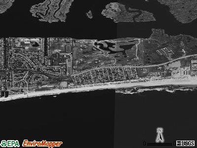 Lido Beach satellite photo by USGS
