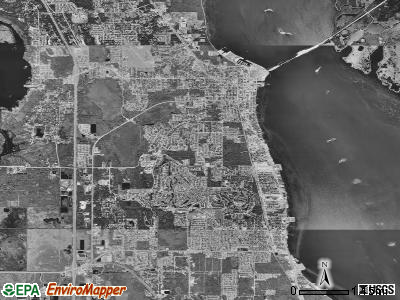Titusville satellite photo by USGS