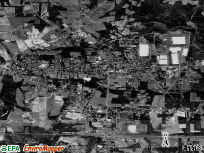 Yadkinville satellite photo by USGS