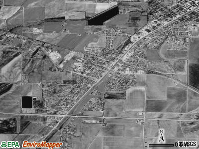Hoxie satellite photo by USGS