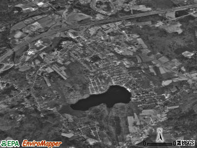 Littleton Common satellite photo by USGS