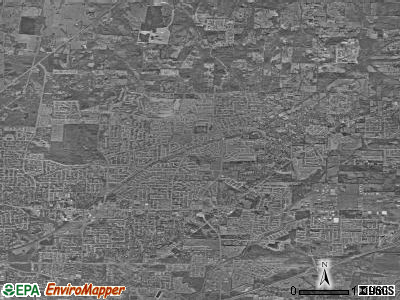 Bartlett satellite photo by USGS