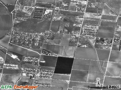 West Bishop satellite photo by USGS