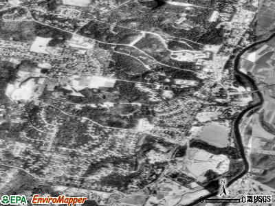 Weatogue satellite photo by USGS