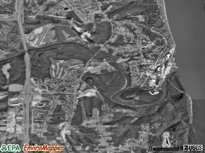 Herculaneum satellite photo by USGS