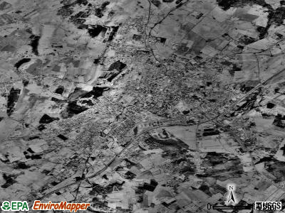 Harrisonburg satellite photo by USGS