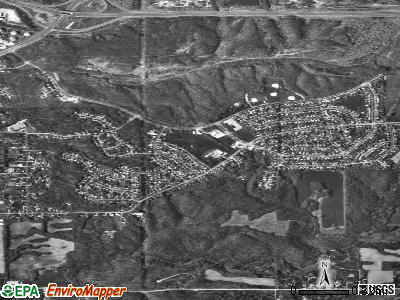 Marquette Heights satellite photo by USGS