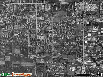 Carol Stream satellite photo by USGS
