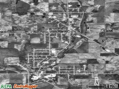 Howards Grove satellite photo by USGS
