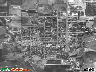 Montpelier satellite photo by USGS