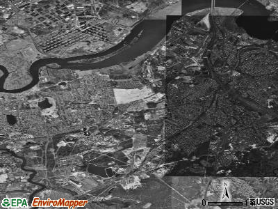 Sayreville satellite photo by USGS