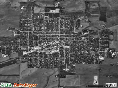 Galva satellite photo by USGS
