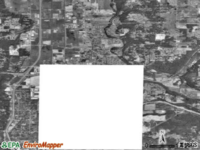 Auburn satellite photo by USGS