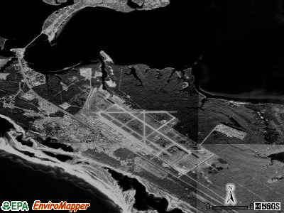 Tyndall AFB satellite photo by USGS