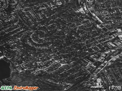 Great Neck Estates satellite photo by USGS