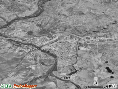 Santa Rosa satellite photo by USGS