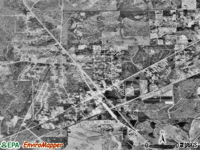 Mauriceville satellite photo by USGS