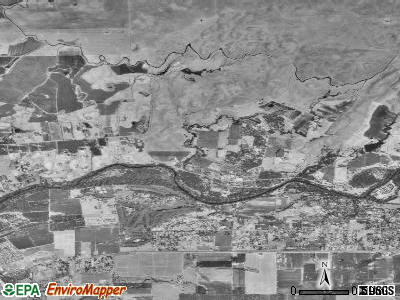 East Oakdale satellite photo by USGS