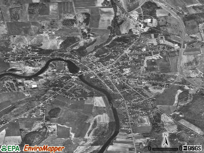 Vergennes satellite photo by USGS