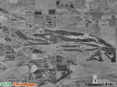 Ridgemark satellite photo by USGS