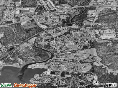 North East satellite photo by USGS