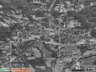 Greensboro satellite photo by USGS