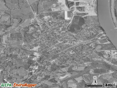 Bridgeport satellite photo by USGS