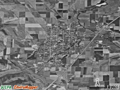 Wellsville satellite photo by USGS