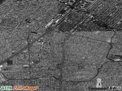 Lincoln Park satellite photo by USGS