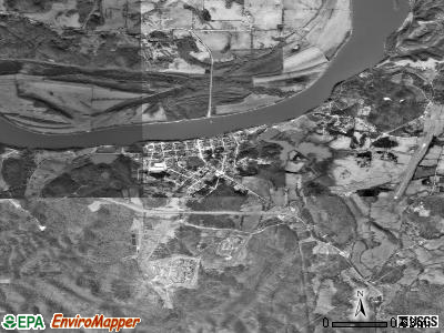 Clifton satellite photo by USGS