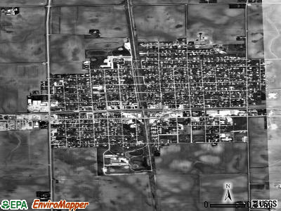 El Paso satellite photo by USGS