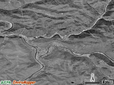 Welch satellite photo by USGS