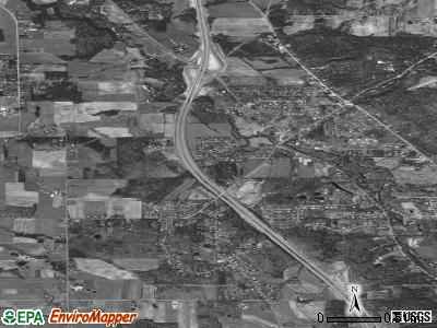 North Boston satellite photo by USGS