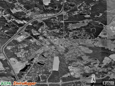 Sylvania satellite photo by USGS