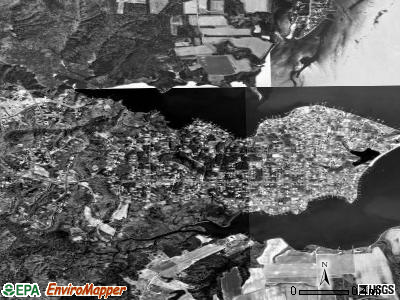 Golden Beach satellite photo by USGS