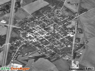 Carlisle satellite photo by USGS