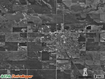 Walters satellite photo by USGS