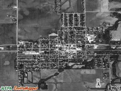 Pawnee satellite photo by USGS