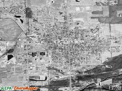 Cass City satellite photo by USGS