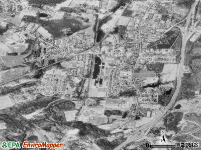 Plainfield Village satellite photo by USGS