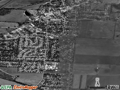 Enon satellite photo by USGS