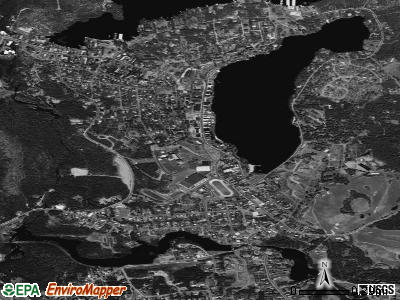 Lake Placid satellite photo by USGS