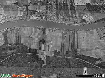Edgard satellite photo by USGS