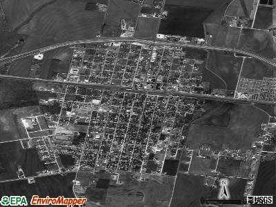 Merkel satellite photo by USGS